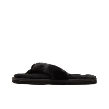 PUMA Fluff Flip Slide 'Black Team Gold' Women's