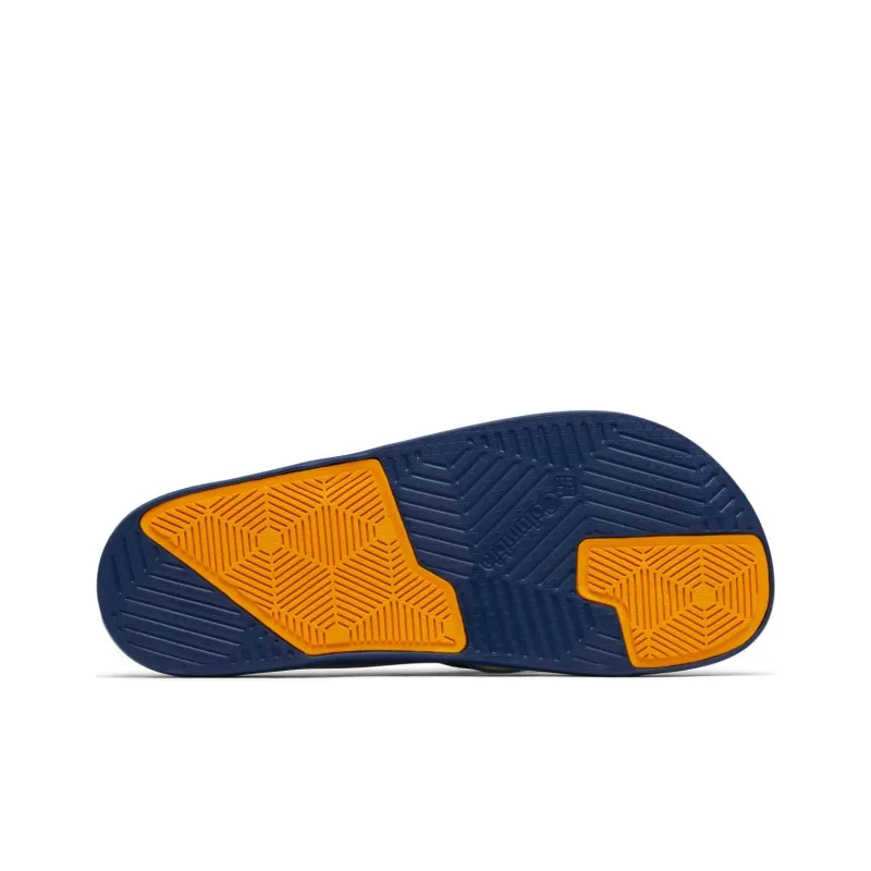 Columbia Slip-Resistant Quick Dry Flip Flops Men's Blue-4