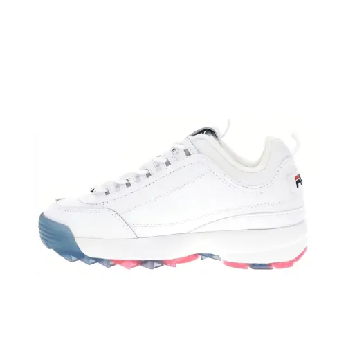 FILA Disruptor Series Running Shoes Women's Low-Top White