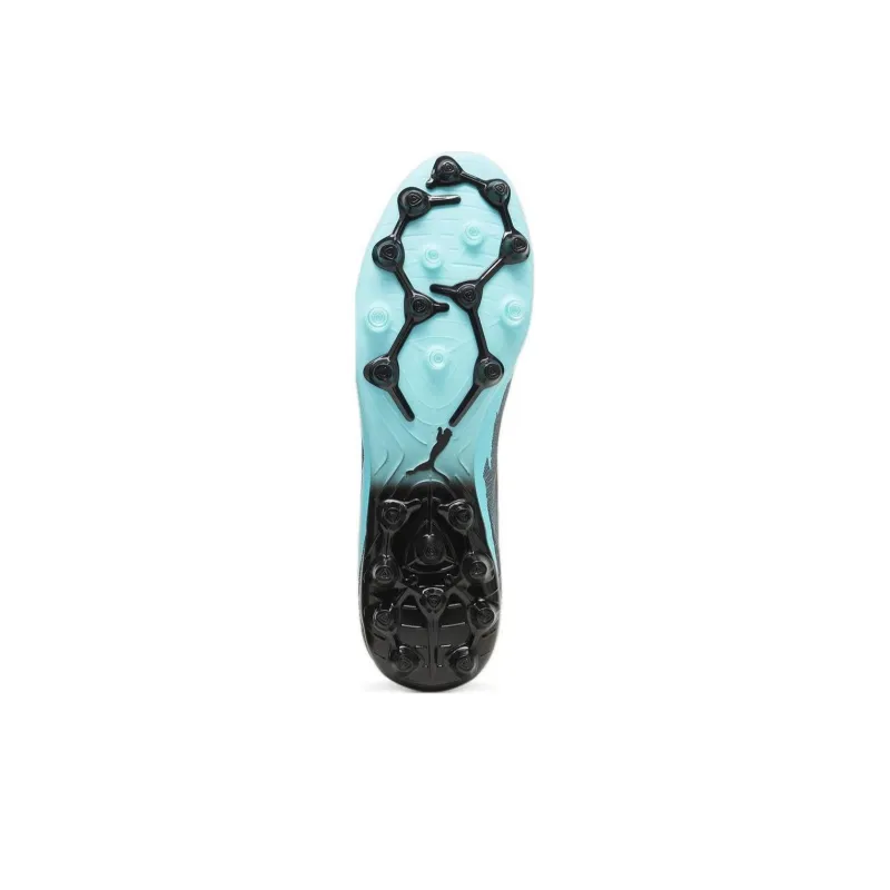 PUMA Ultra Ultimate MG Rubber Short Studs Cushioning Wear Resistant Soccer Shoes Unisex Black Blue-4