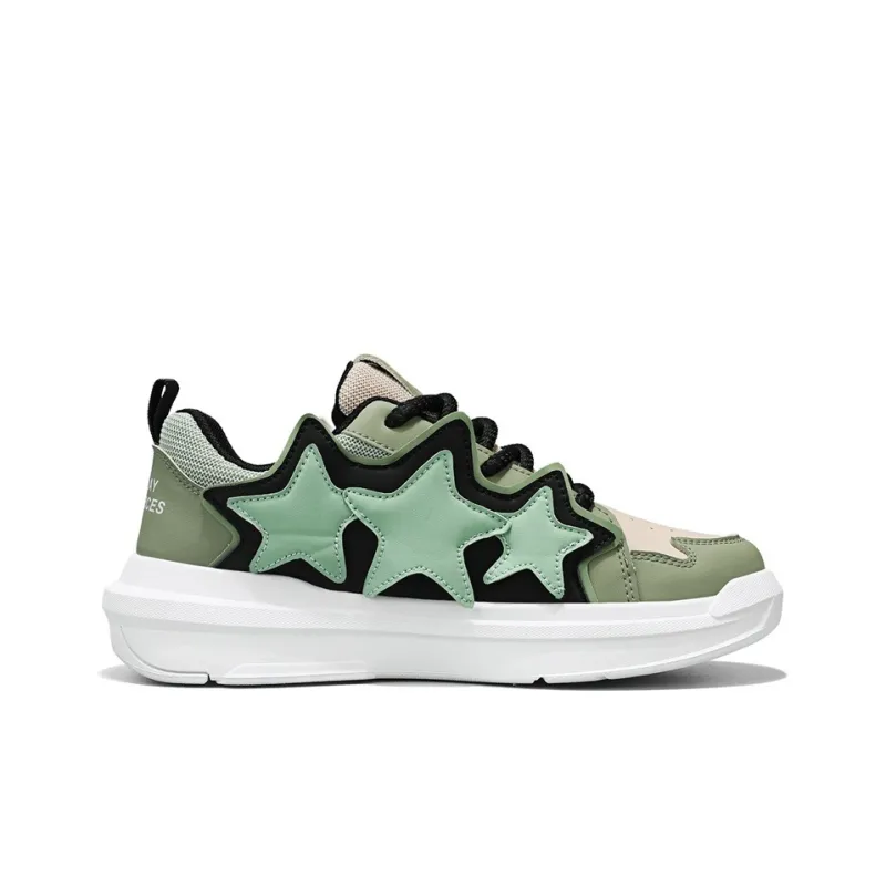 Little Daisy Small Daisy Height Increasing Wear-Resistant Breathable Slip-Resistant Low-Top Skateboard Shoes Men's-8