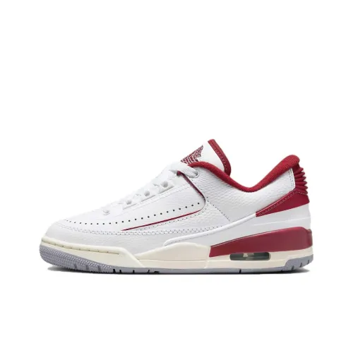 Jordan 2/3 White Varsity Red GS