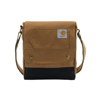 Carhartt Polyester Shoulder Bag, Crossbody Bag Unisex Brown