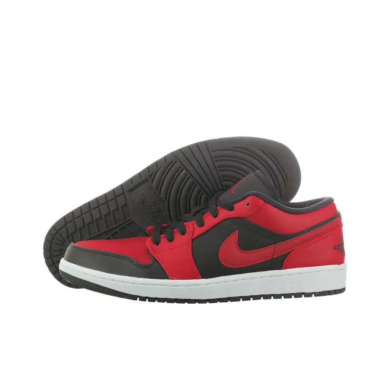 Jordan 1 Retro Low Black Gym Red-2