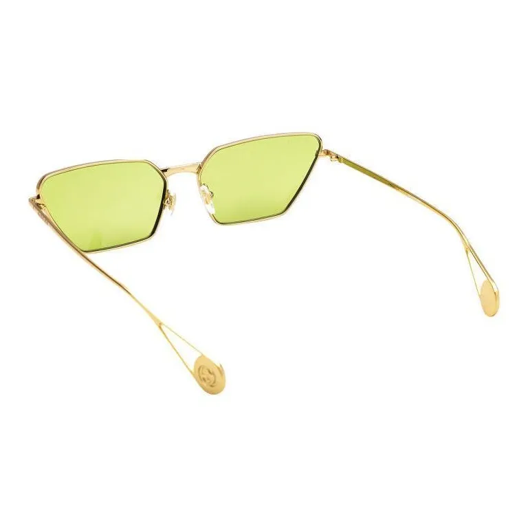 GUCCI Butterfly Sunglasses Women's Gold-3