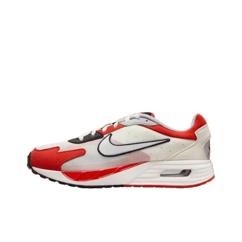 Ncaa X Nike Air Max Solo Casual Shoes Men Low-Top White/Red