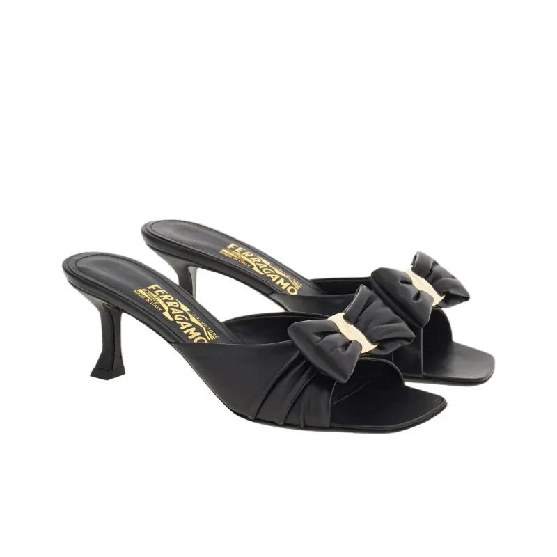 FERRAGAMO Padded Vara 55mm Mules-2