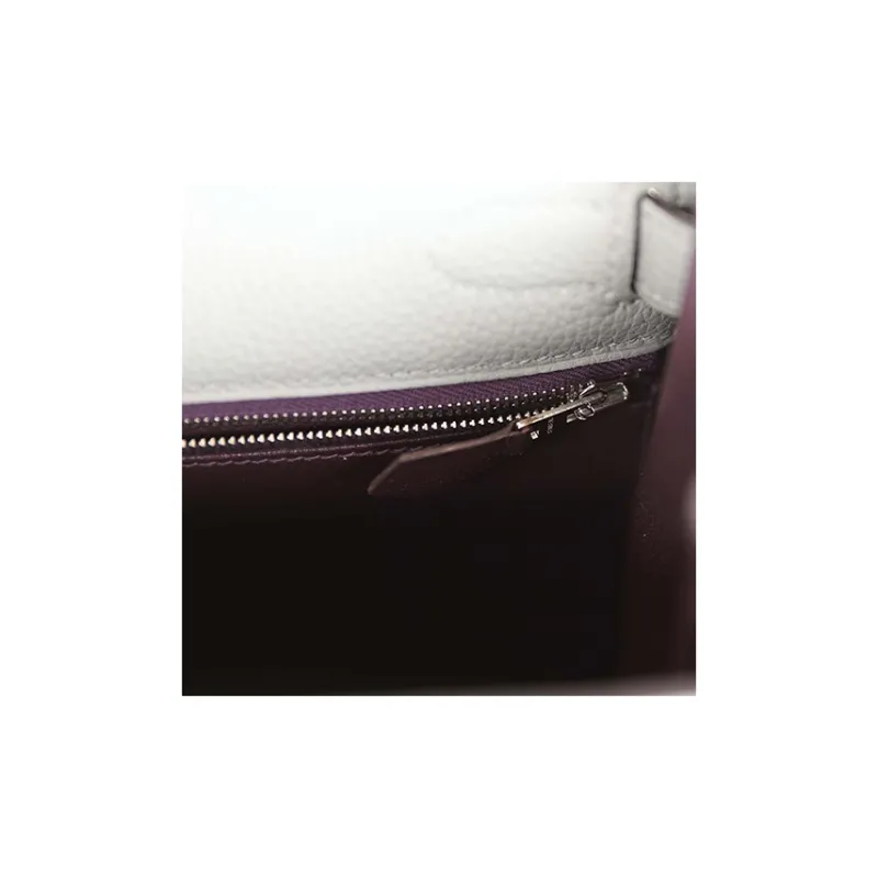 HERMES Kelly Togo Calfskin Kelly Bag Shoulder Bag Crossbody Bag Handbag Women's 4Z Gris Mouette Gull Gray-8