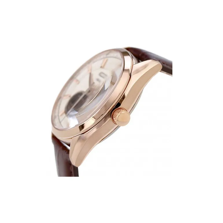 CITIZEN Automatic Mechanical Movement Leather Strap Watch Men's Watches Gold Dial NH911219A-1