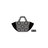 ET3 Black White Flower Brick