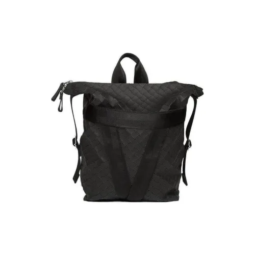 Bottega Veneta Intrecciato Nylon Backpack Men's Black