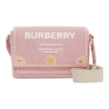 Burberry HorseferryNote Leather Messenger Bag Shoulder Bag Crossbody Bag Regular Women's Bright Red/Dark Pink