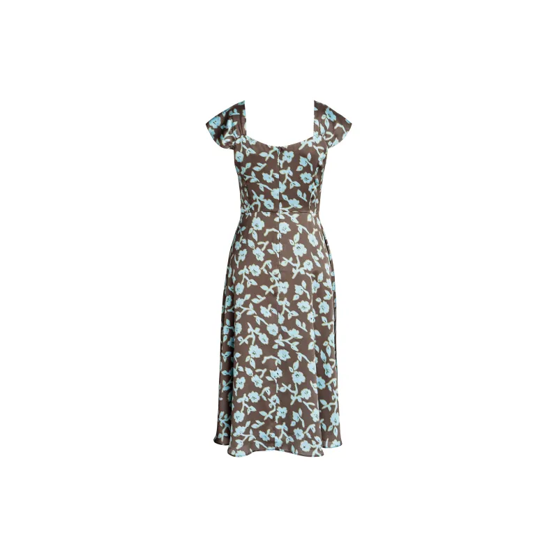 ROEYSHOUSE Short Sleeved Dress Women's Multicolor-1