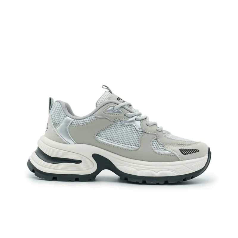 Humanism 1986 Cushioned Wear-Resistant Breathable Lightweight Height Increasing Low-Top Chunky Sneakers Women's-2