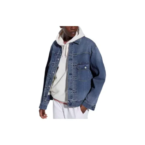 UNIQLO Denim Jackets Unisex 64 Lake Blue