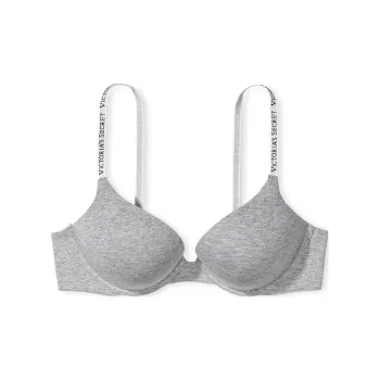 Victoria's Secret THE T-SHIRT Bombshell Add-2-Cups Push-Up Bra/M H G Bra Women's South Gray