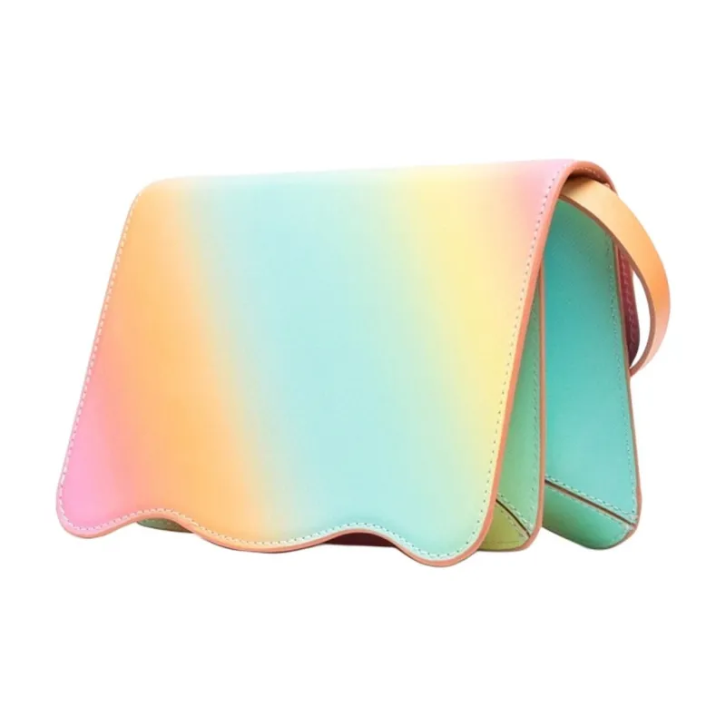 PALM ANGELS Palm Beach Rainbow Printed Shoulder Bag-1