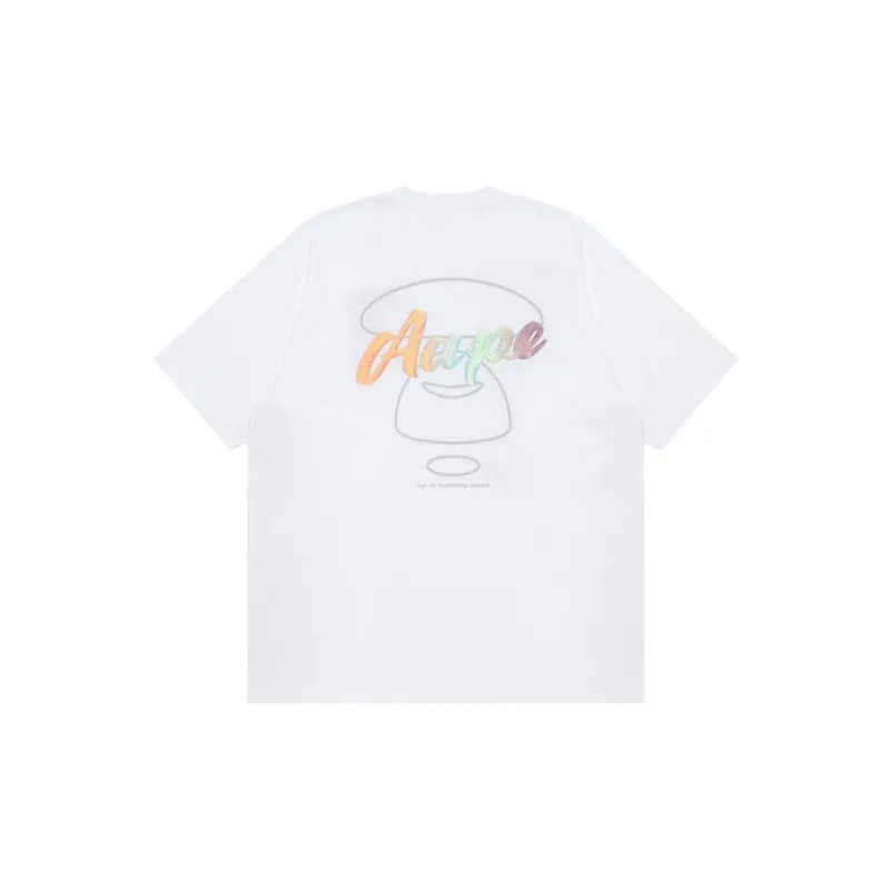 Aape By *A Bathing APE® Logo print Cotton T shirt-1