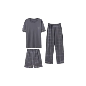 Mulong Family Pajama Set Men's Gray