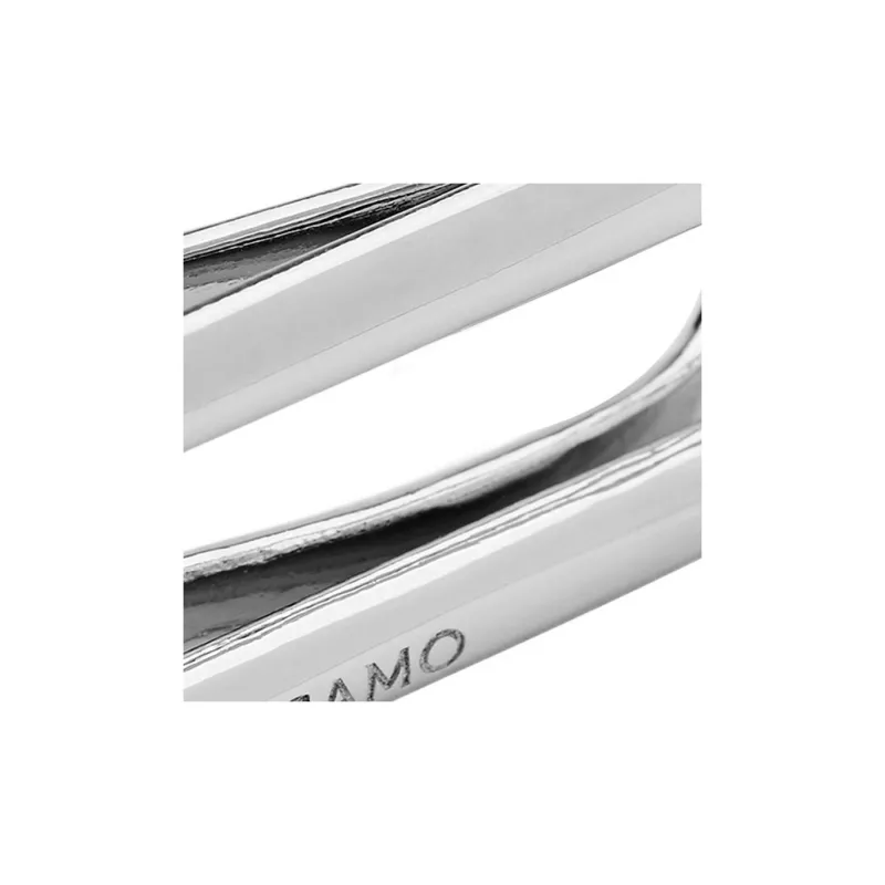 FERRAGAMO Brass Gancini Money Clip Bag Accessory Men's Silver-2