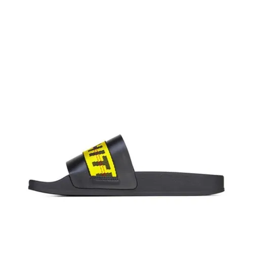 OFF-WHITE SS19 Slide Slippers Men Black