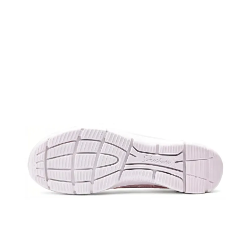 Skechers Cushioned Wear Resistant Breathable Low Top Casual Shoes Women's Pink-4