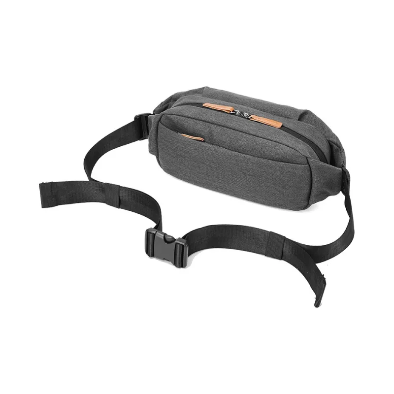 BOSTANTEN Fabric Sling Bag Regular Unisex Gray-2