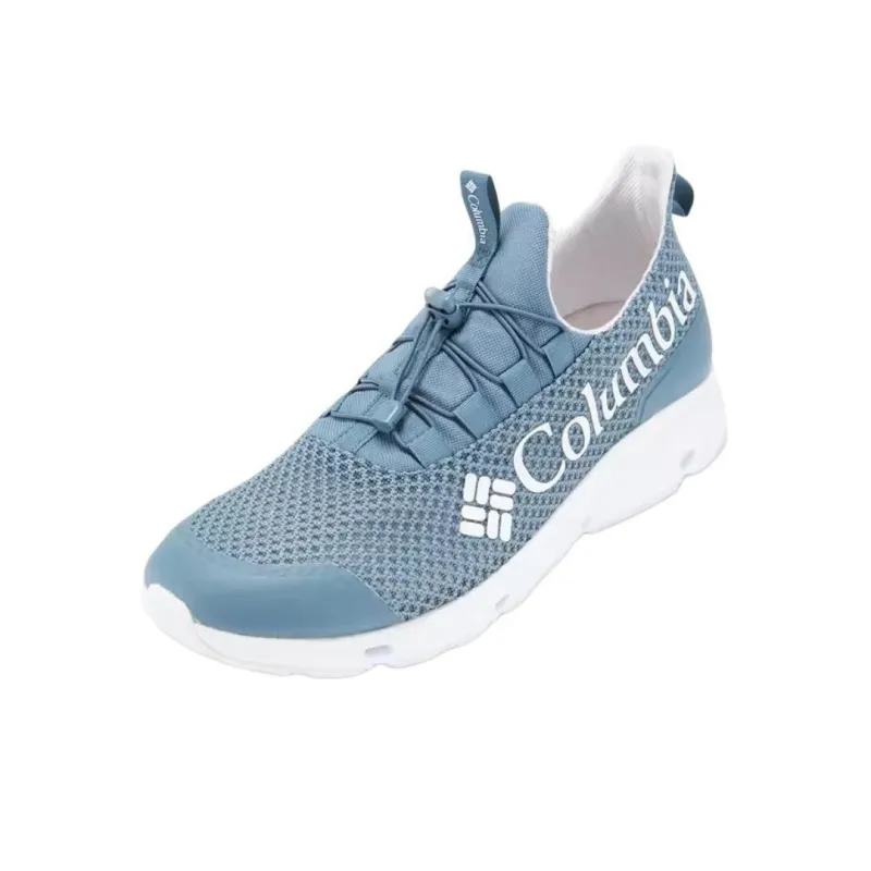 Columbia River Trekking Shoes Cushioning Breathable Supportive Lightweight Low Top Outdoor Shoes Men's Gray Blue-1