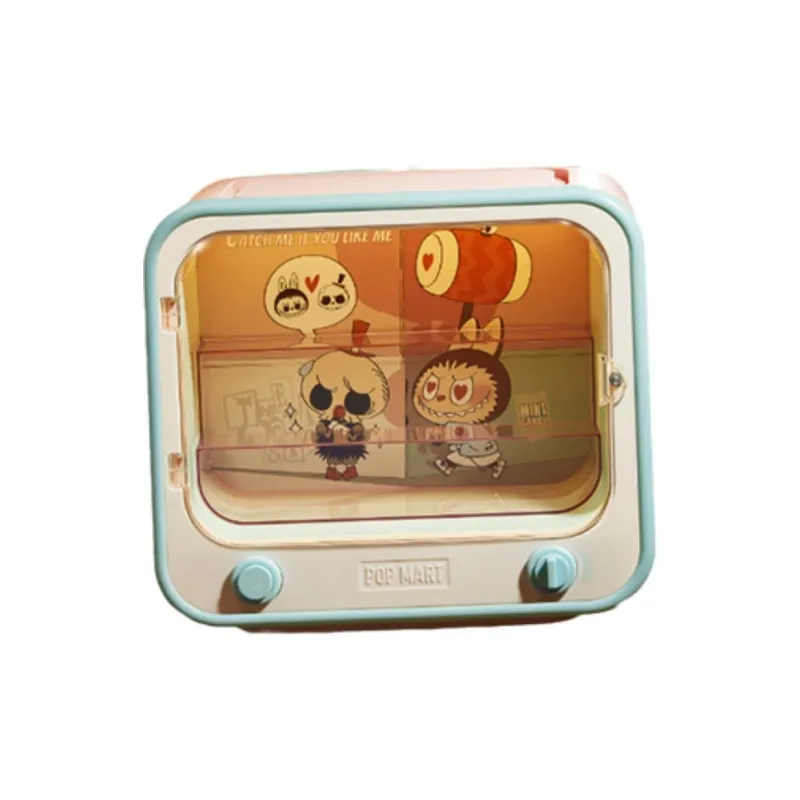 POP MART THE MONSTERS Catch Me If You Like Me Glow-in-The-Dark TV Display Case Model Accessories-1