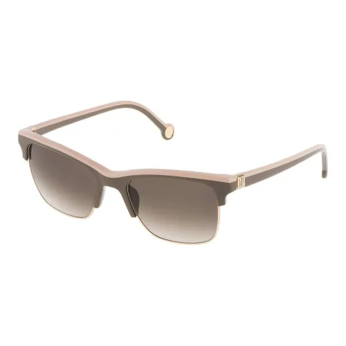 CarolinaHerrera Browline Sunglasses Women's Beige