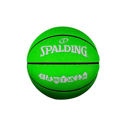 SPALDING Small Ball Collection PU Basketball Neon Green Size 1 Training Kids'