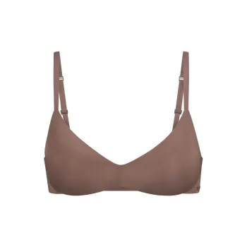 SKIMS WIRELESS FORM PUSH-UP PLUNGE BRA Bra Women's 1 Pack UMBER/Brown Earth Tone