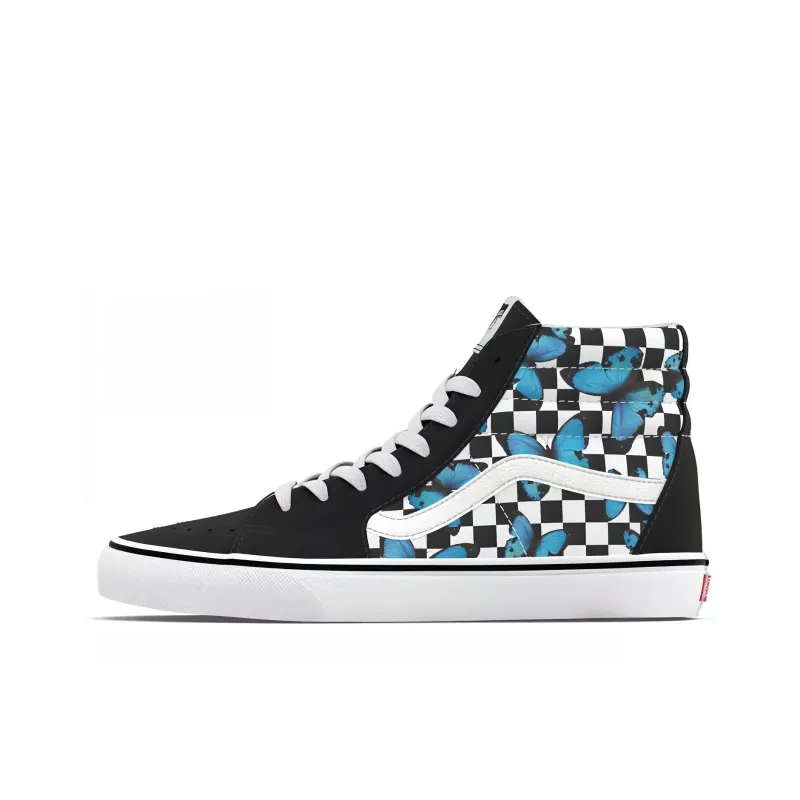 Sk8 Vans Hi 'Butterfly Checkerboard'-0