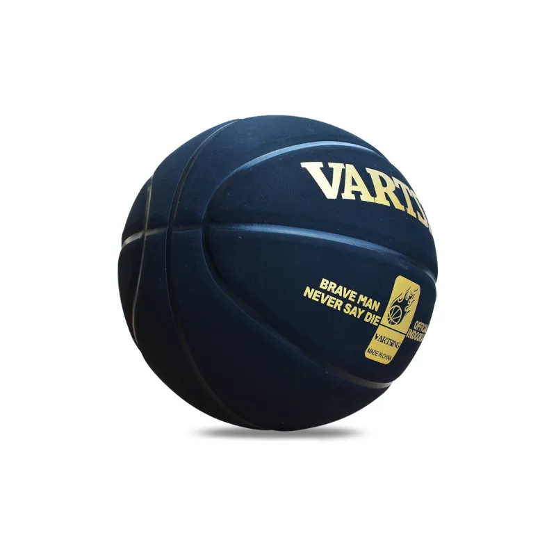 Vartsing Microfiber Leather Basketball Black Size 5 Size 7 Training Unisex-1