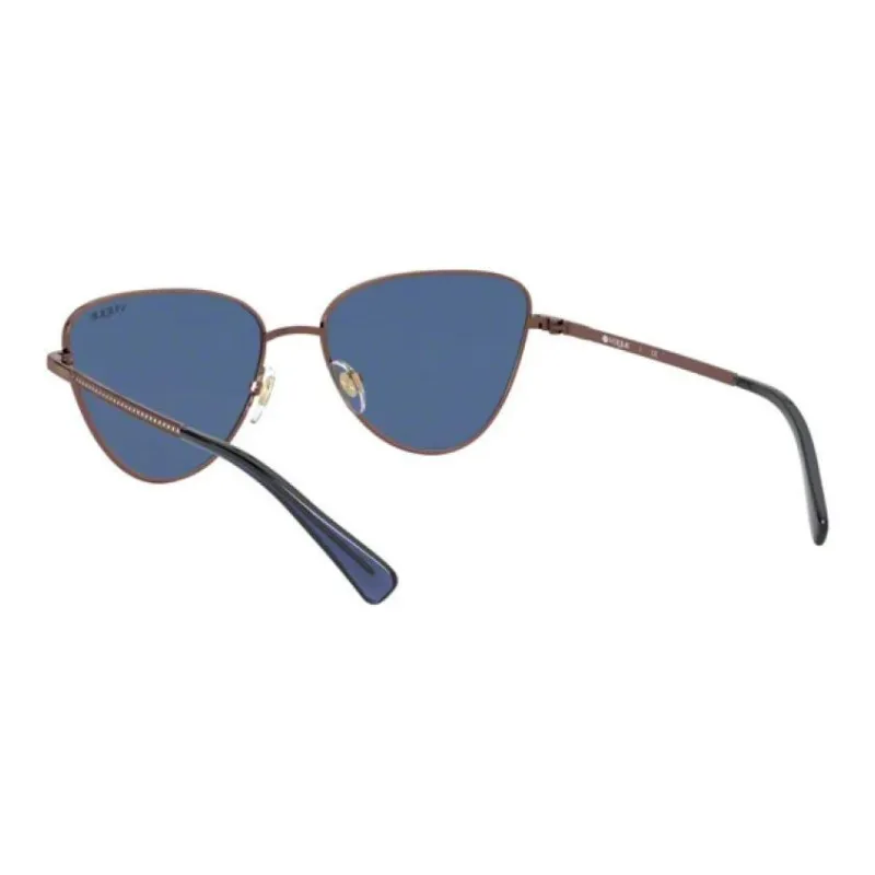VOGUE Irregular Shape Sunglasses Women's Brown-4