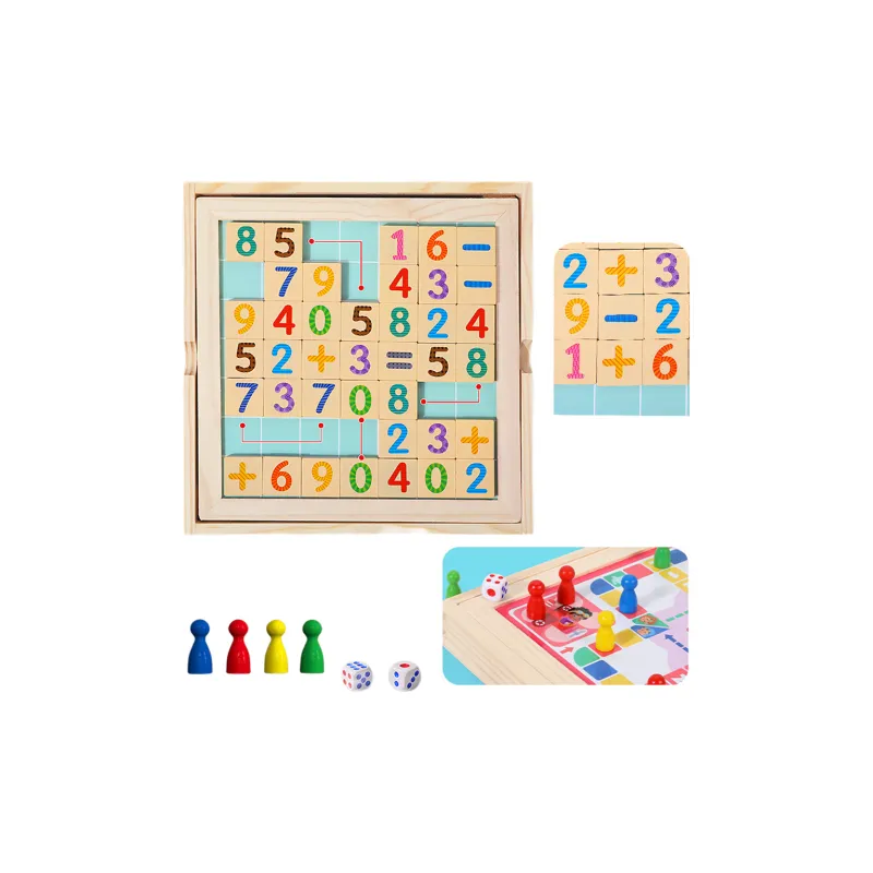 CAYI Ludo Chessboard Game Intelligence And Thinking Training Toy Board Games-1