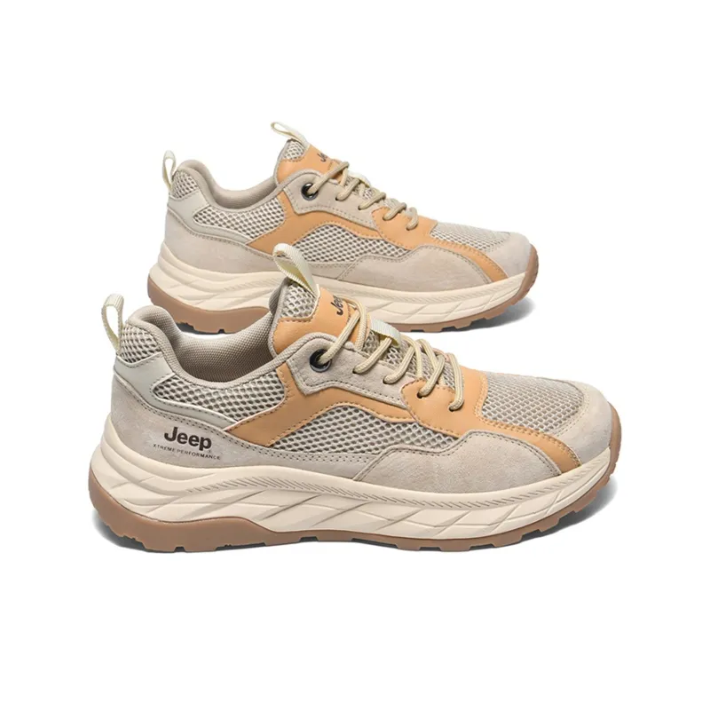 Jeep Anti Slip Wear Resistant Low Top Hiking Shoes Men's-20