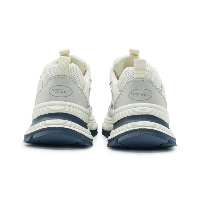 Humanism 1986 Cushioned Wear-Resistant Breathable Lightweight Height Increasing Low-Top Chunky Sneakers Women's-8