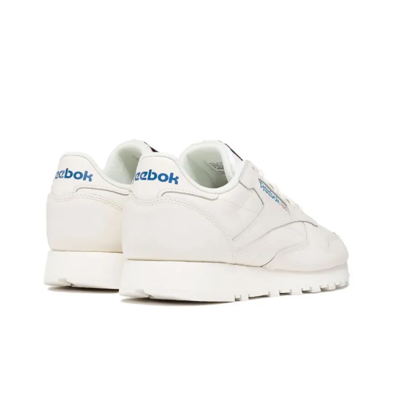 Reebok Classic Leather 'Chalk Vector Blue Red'-3