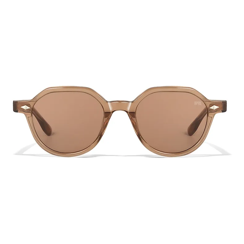 APRIL Plate Frame Irregular Shape Sunglasses With Polarized Lenses Unisex-7