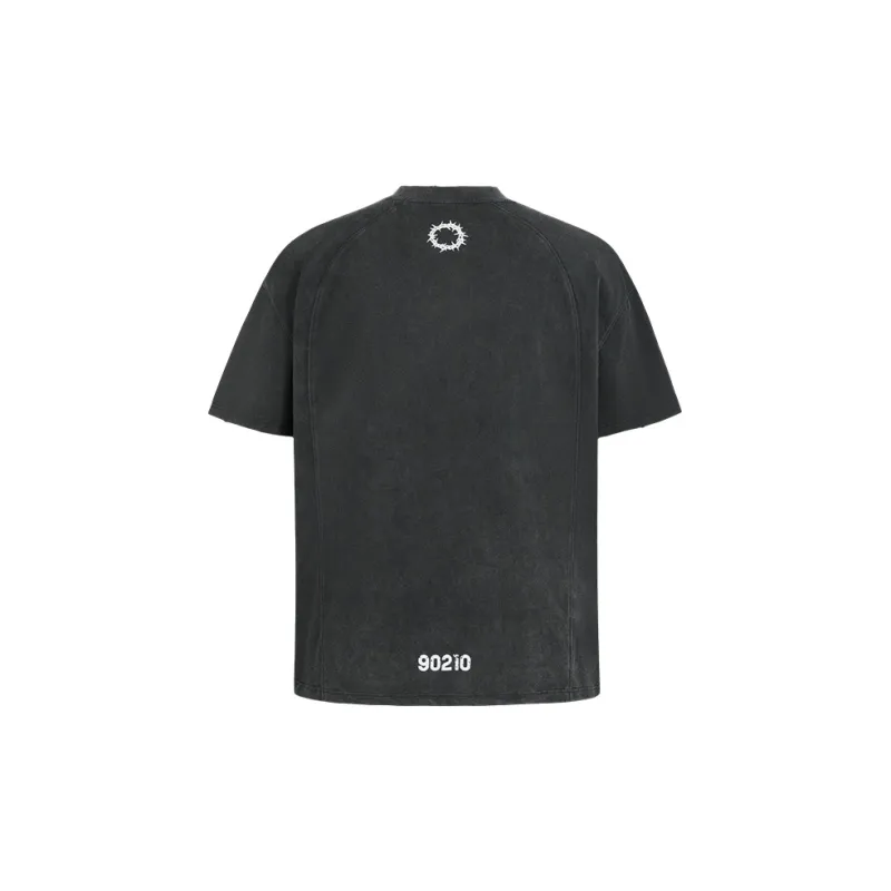 Antidote Worldwide T Shirt Unisex Washed Black-1