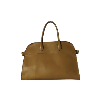 THE ROW Soft Margau Leather Tote Bag, Shopping Bag, Handbag Women's Moss