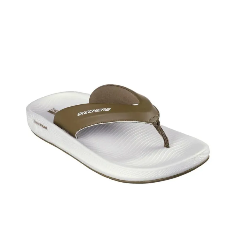 Skechers Hyper Slide Slip Resistant Flip Flops Men's Olive-4