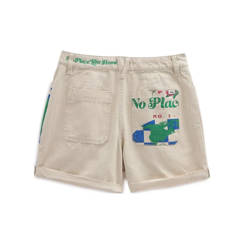 Vans Casual Shorts Women's Beige-1
