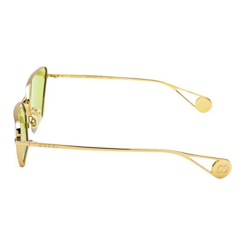 GUCCI Butterfly Sunglasses Women's Gold-1