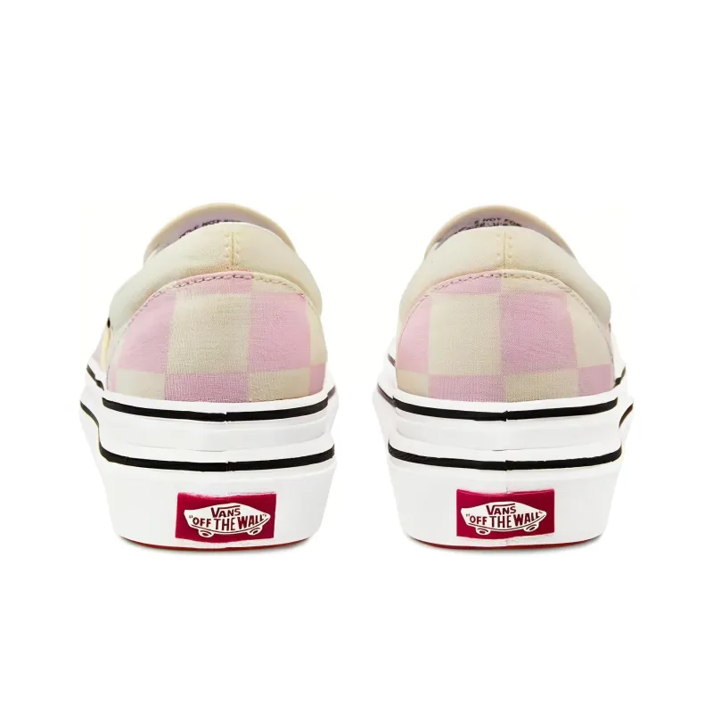 Slip On Classic Vans ComfyCush 'Big Classics Checker Blushing Bride' Women's-4