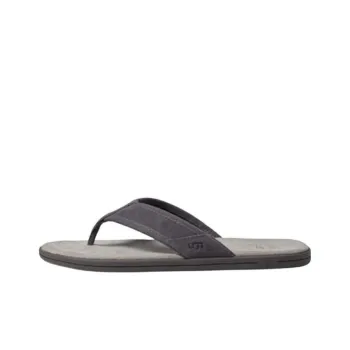 UGG Seaside Suede Flip Flop 'Dark Grey'