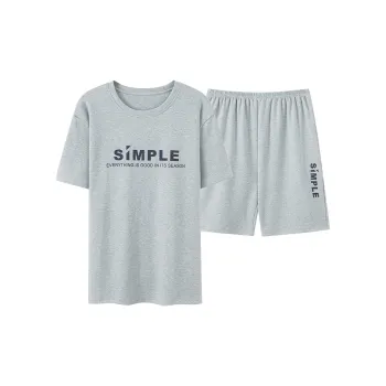 Mulong Family Pajama Set Men's Light Heather Gray