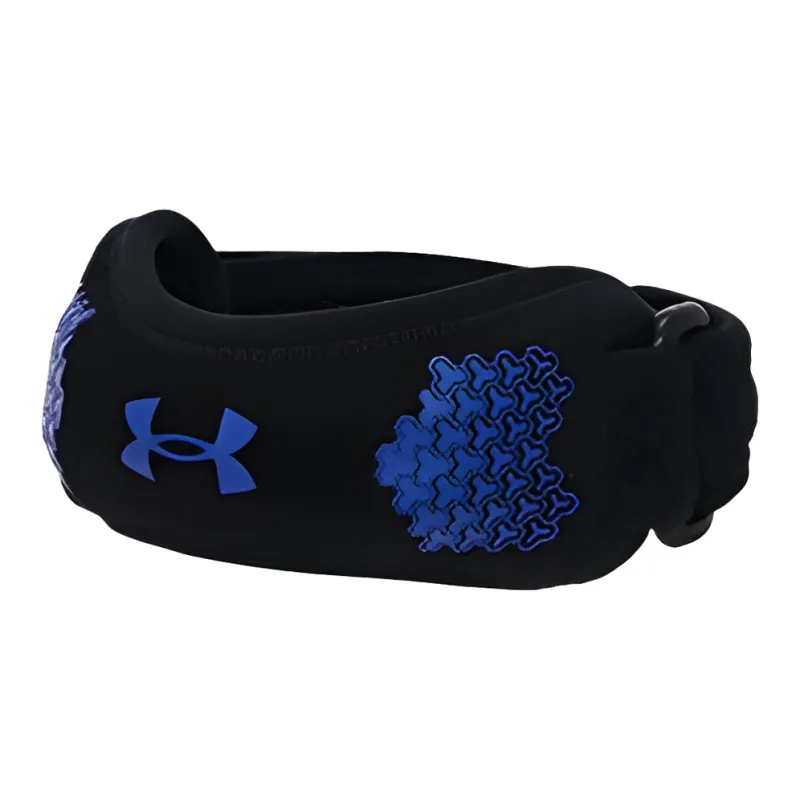 Under Armour Running Fitness Patella Bands Compression Black Blue Polyamide Elastane Basic Protective-8
