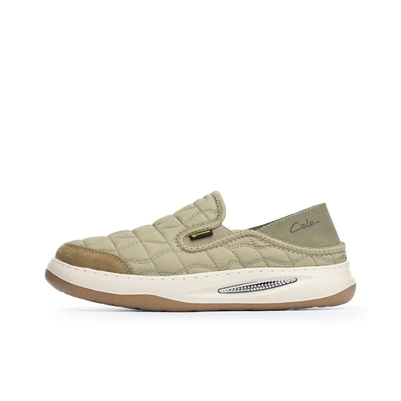 CELE Casual Shoes Men Low Top Gray/Black/Green-8